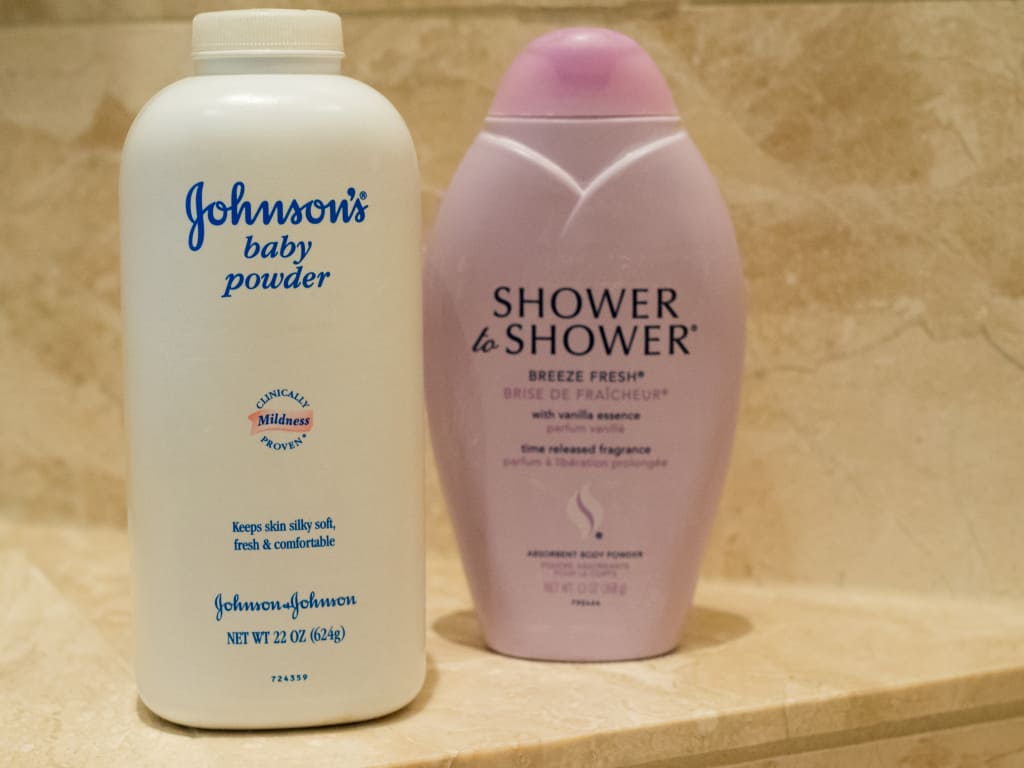 Talc Found in Ovarian Tumors from Baby/Talcum Powder Use
