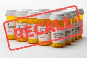 Bottles of medicine from Valsartan recall lawsuit