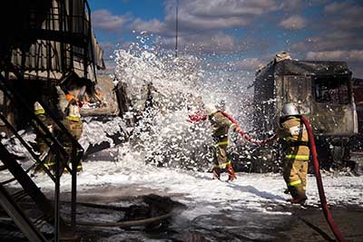 Firefighting Foam Spray