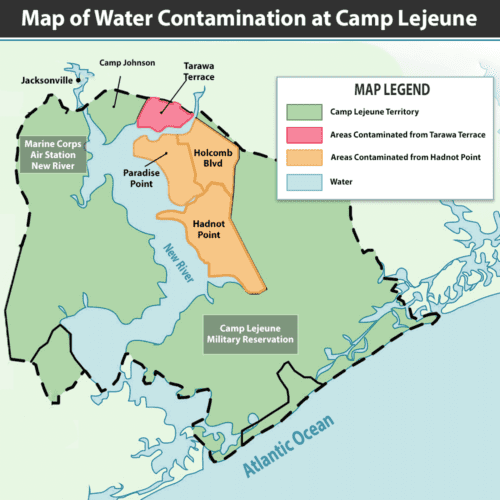 Toxic Water Exposure on Base