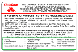 How to determine coverage on Maryland insurance card