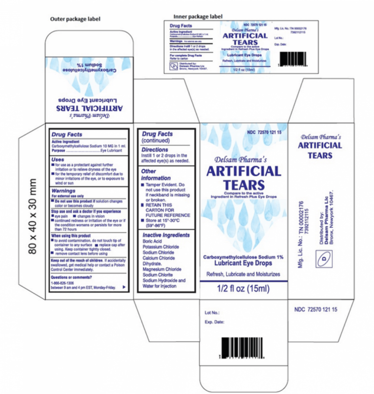 Artificial Tears recalled by Delsam Pharma