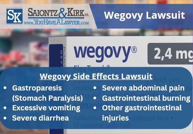 Wegovy Lawsuits over Side Effects