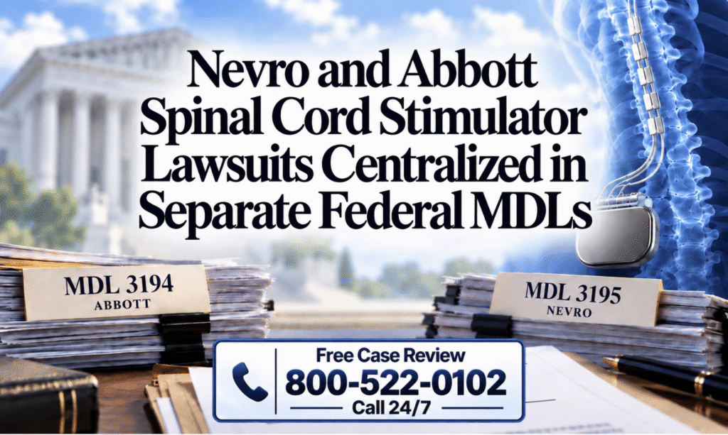 Abbott-and-Nevro-Spinal-Cord-Stimulator-Lawsuit-MDLs